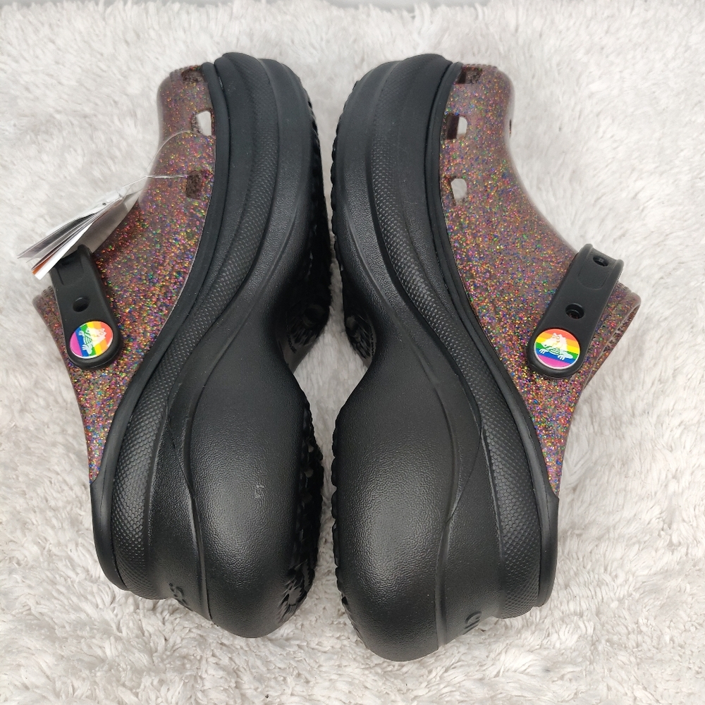 New platform glitter Pride Crocs - Picture 4 of 6
